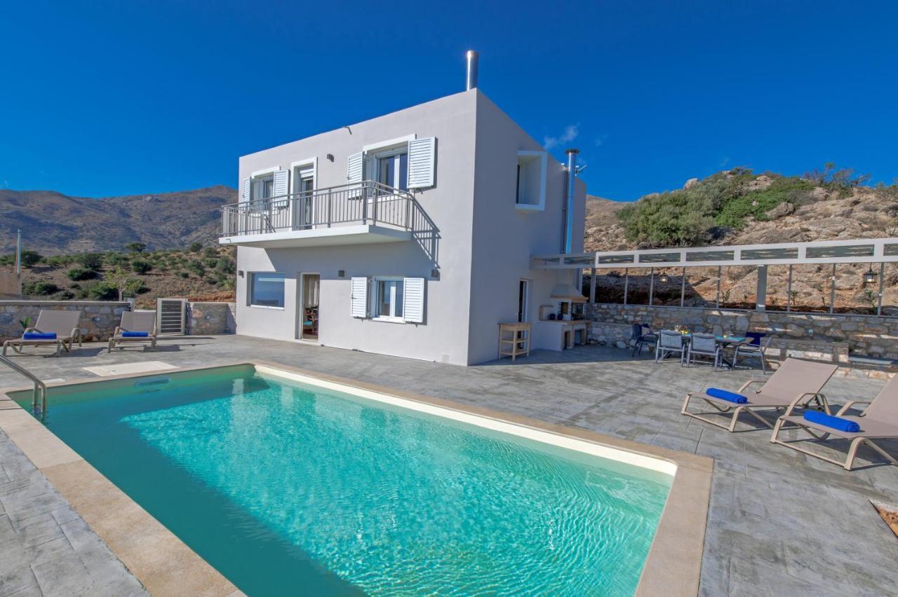 Tranquil Sea View Villa With Private Pool, Just 2Km From The Beach! Agia Galini Eksteriør bilde