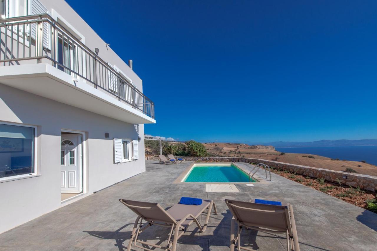 Tranquil Sea View Villa With Private Pool, Just 2Km From The Beach! Agia Galini Eksteriør bilde
