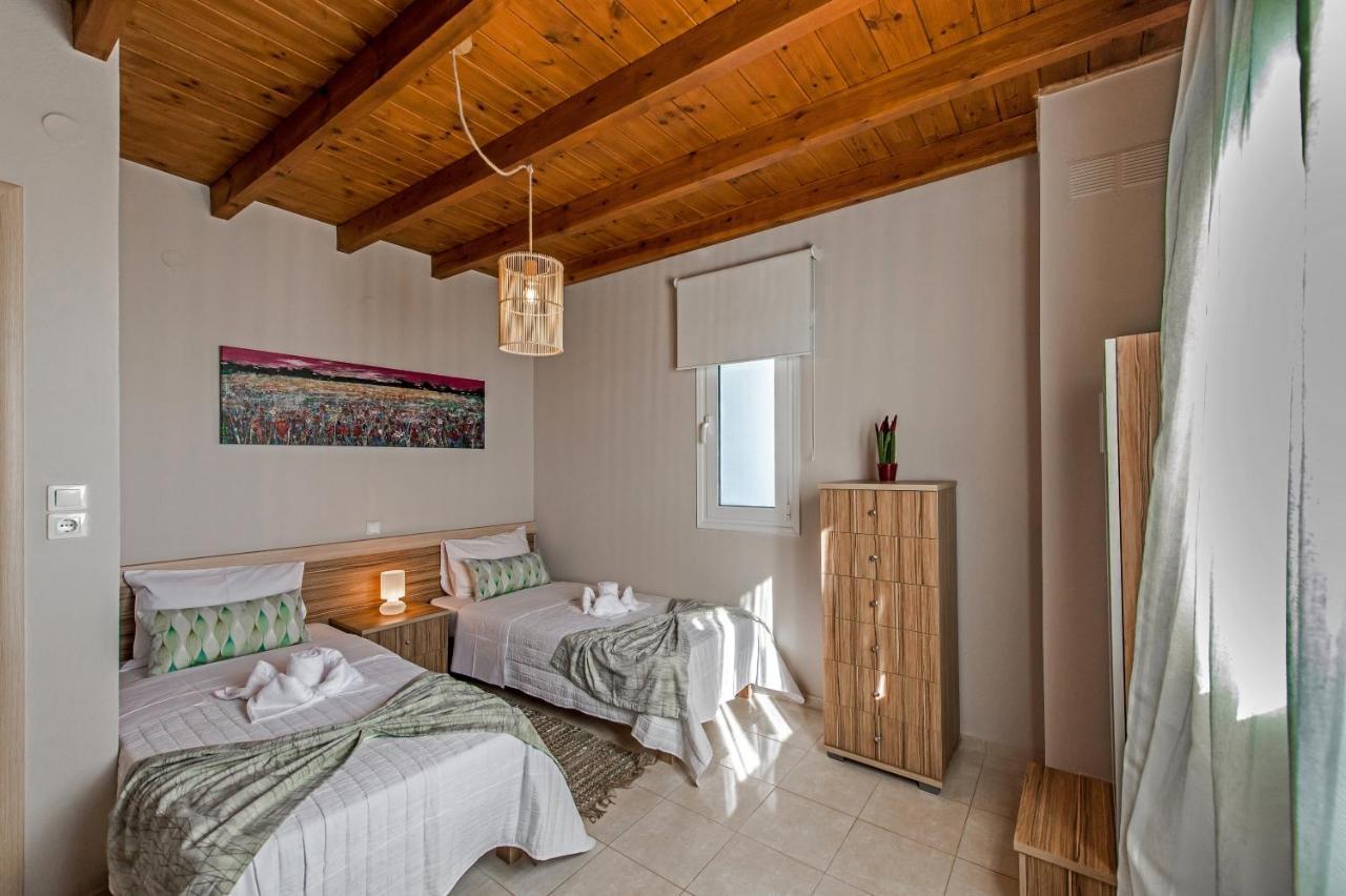 Tranquil Sea View Villa With Private Pool, Just 2Km From The Beach! Agia Galini Eksteriør bilde