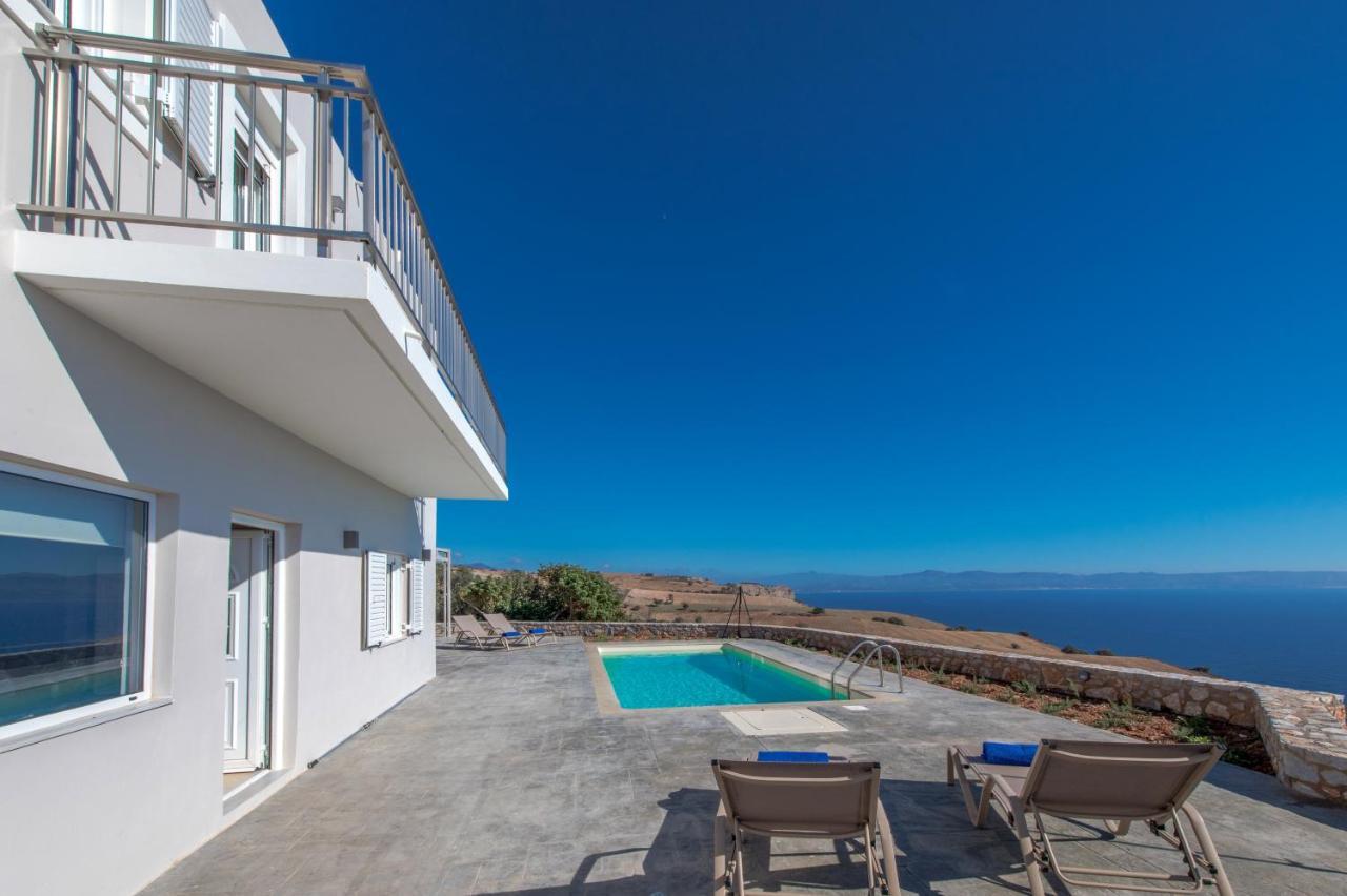 Tranquil Sea View Villa With Private Pool, Just 2Km From The Beach! Agia Galini Eksteriør bilde