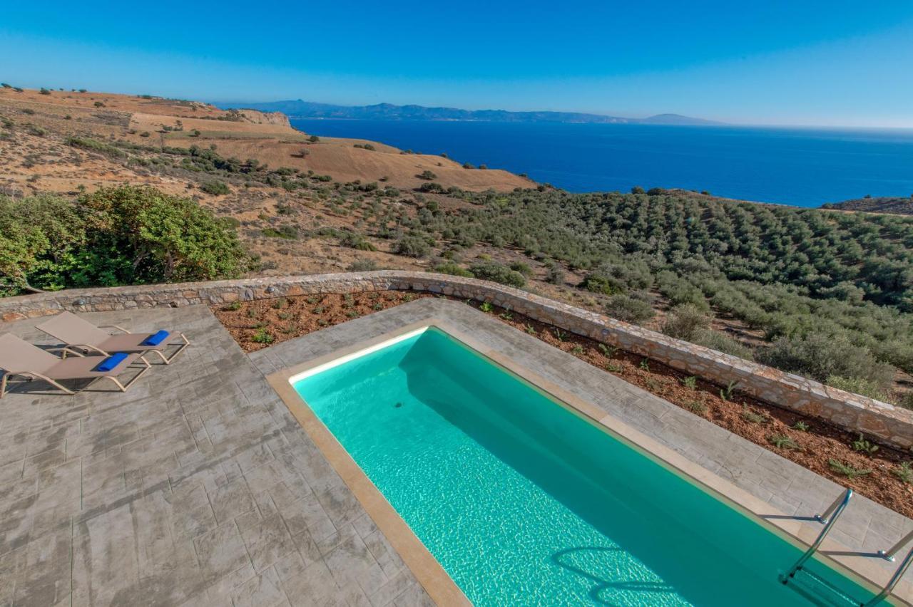 Tranquil Sea View Villa With Private Pool, Just 2Km From The Beach! Agia Galini Eksteriør bilde