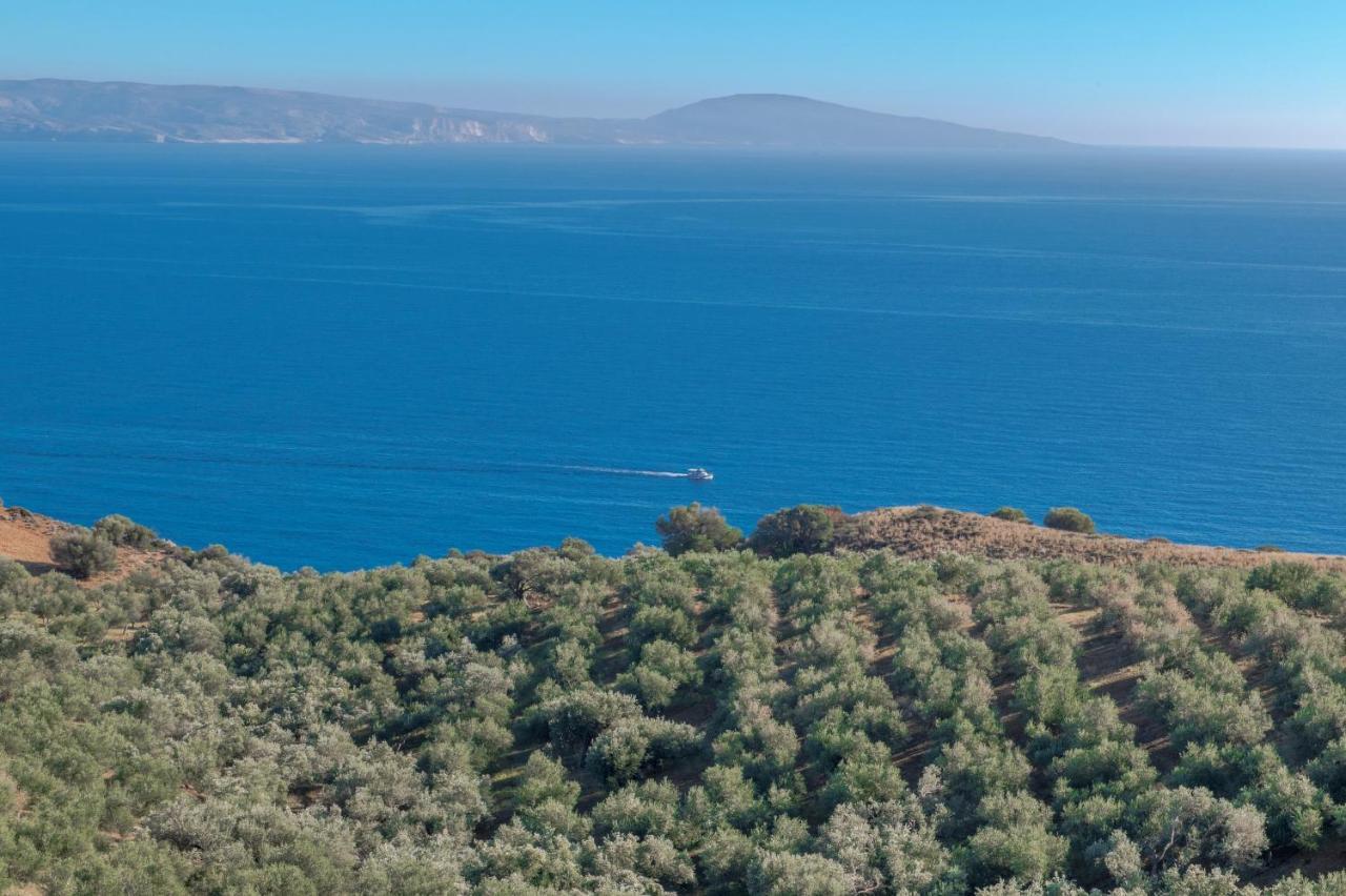 Tranquil Sea View Villa With Private Pool, Just 2Km From The Beach! Agia Galini Eksteriør bilde